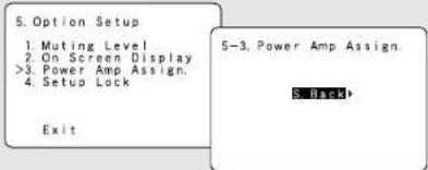 DENON AVR-786S - Setting the Power Amp Assign. - 1