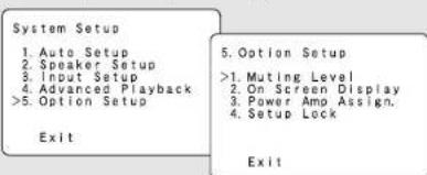 DENON AVR-786S - Setting the Muting Level - 1