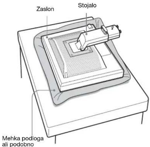 Zaslon Stojalo Mehka podloga ali podobno