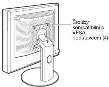 Šrouby kompatibilní s VESA podstavcem (4)