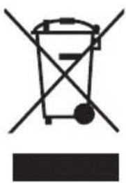 Symbol of a trash bin with crossed lines indicating no waste, and a solid black rectangle below (no text or labels)