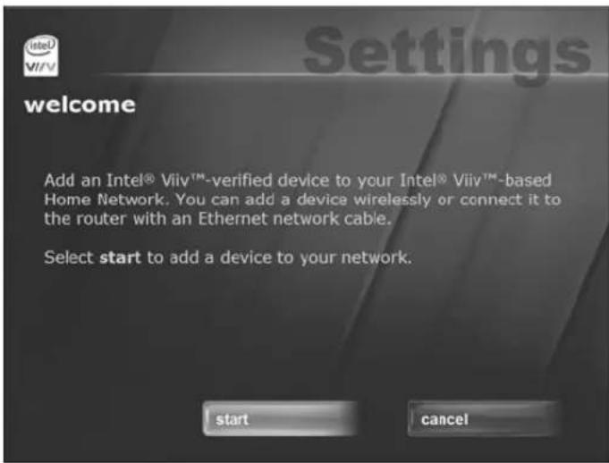 NETGEAR EVA700 - Select start. - 1