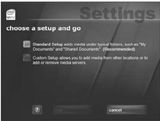 NETGEAR EVA700 - Setting up the Intel® Viiv™ Media Library - 3