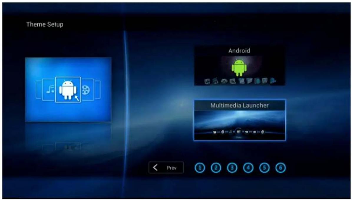 Theme Setup Android Multimedia Launcher Prev 1 2 3 4 5 6