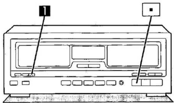 Diagram of a computer front panel with labeled ports and indicators