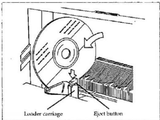 Loader carriage Eject button