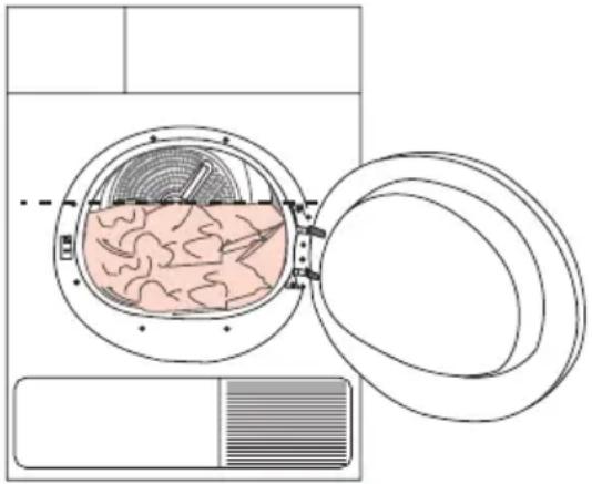 BEKO DE 8433 RX0B - Correcte laadcapaciteit - 1
