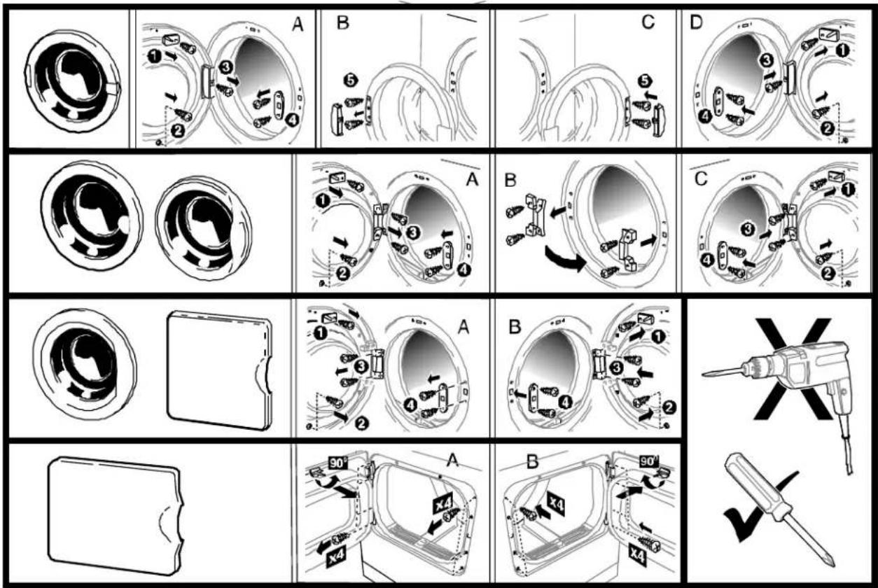 Technical diagram illustrating a 12-step assembly process for a device, showing steps from raw material to final product with labeled components.