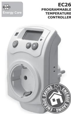 EC26 PROGRAMMABLE TEMPERATURE CONTROLLER Energy Care SAINING ENERGY EVEHICLE