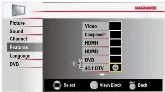 MAGNAVOX 32MD311B - Channel Lock - 1