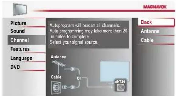 MAGNAVOX 32MD311B - Autoprogram - 1