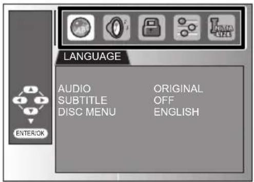 MAGNAVOX 32MD311B - Settings are only effective when the unit is in DVD mode and any discs should not be played back. - 1