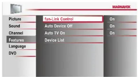 MAGNAVOX 32MD311B - fun-Link (HDMI CEC) - 1