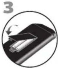 MAGNAVOX 32MD311B - Installing the Batteries - 3