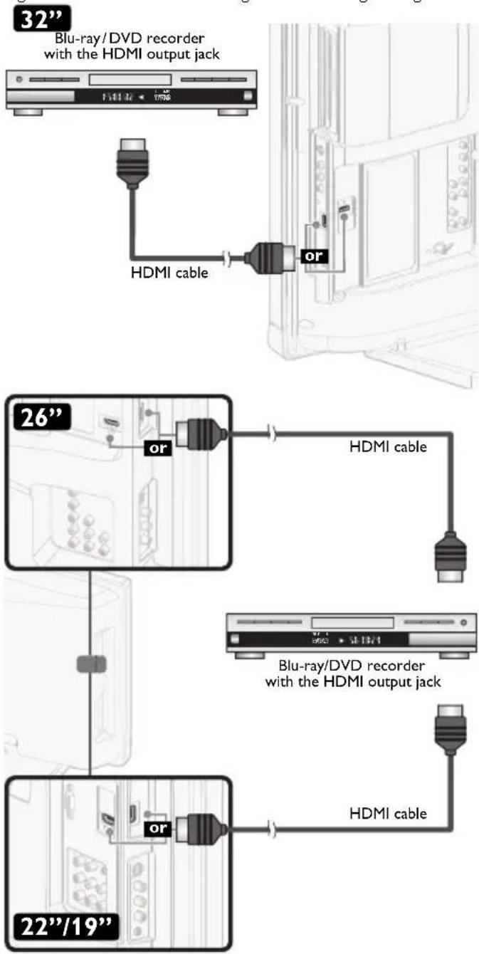 MAGNAVOX 32MD311B - HDMI Connection - 1