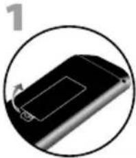 Close-up of a black electronic device with a circular arrow indicating rotation or change, no visible text or symbols.