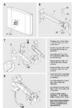 Technical diagram showing exploded and assembled views of a mechanical assembly with numbered components and labeled parts.