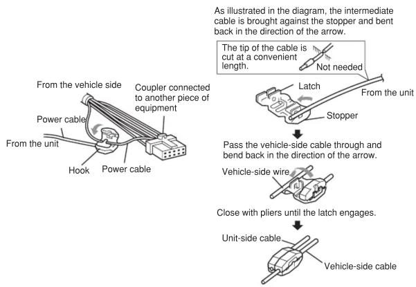 CLARION CAA-185-200 - 3-3. Power Cable Connections - 1