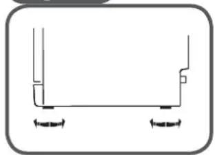 TECO TDW14WA - POSITIONING THE DISHWASHER - 1