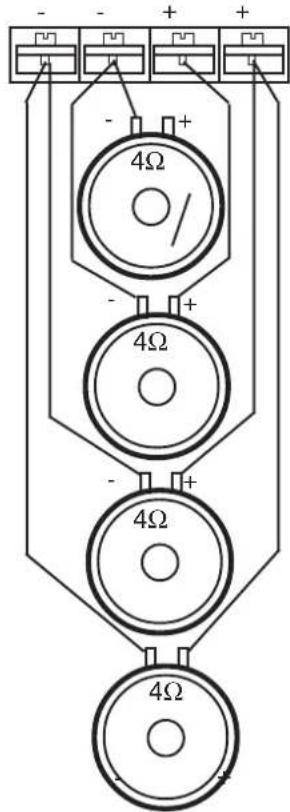 - - + + - + 4Ω - + 4Ω - + 4Ω - + 4Ω