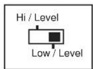 DLS CAD11 - When using Low level input: - 1