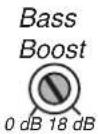 DLS CAD11 - Bass boost control - 1
