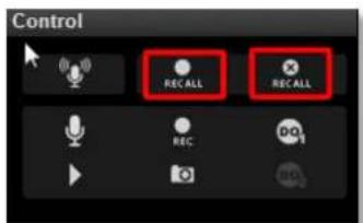 Control RECALL RECALL