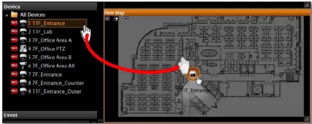 Device All Devices REC 1 11F_Entrance REC 2 11F_Lab REC 3 7F_Office Area A REC 4 7F_Office PTZ REC 5 7F_Office Area B REC 6 7F_Office Area All REC 7 7F_Entrance REC 8 7F_Entrance_Counter REC 9 11F_Entrance_Outer Event New Map 1F_Entrance