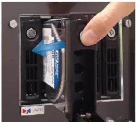 ACTi GNR-3000 - Step 3: Install the Tray - 1