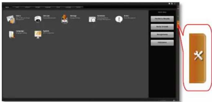 Screenshot of a macOS desktop interface showing app icons and a button labeled 'Add to Settings' with a red X icon.