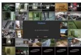 Collage of surveillance cameras and equipment images with visible text overlays and labels