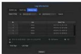 Log Information Source: log Log Date: 2017-03-04 Name: log Date: 2017-03-04 File Edit View Insert Help Add Import Export Final Page Last Page Cancel