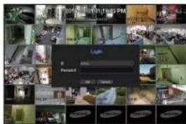 Collage of surveillance cameras and equipment images with a 'Light' control panel overlay showing device status.