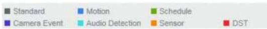 SAMSUNG XRN-2011 - Color indications depending on current recording status - 1