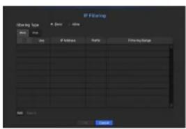 IP Filtering Filter type + Base Altve OK Finish File If filter Help Filter Mode 100% 100% 100% 100% 100% 100% 100% 100% 100% 100% 100% 100% 100% 100% 100% 100% 100% 100% 100% 100% 100%