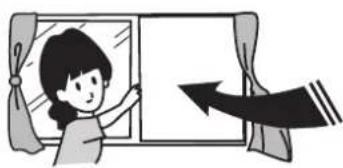 AIRLUX GWHD-24 - Don't leave windows and doors open for a long time while operating the air conditioner. - 1