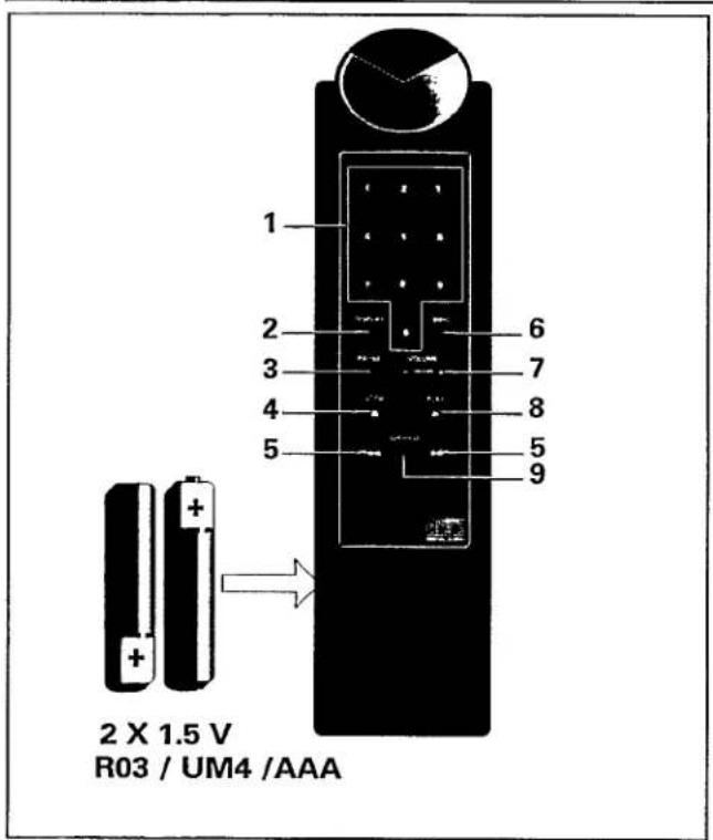 2 X 1.5 V R03 / UM4 /AAA