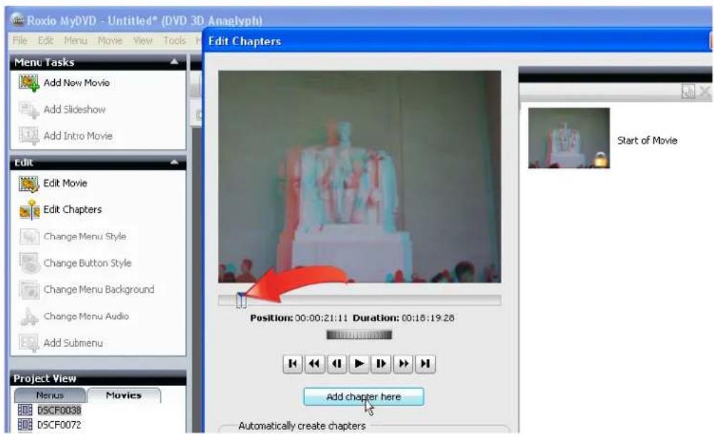 Roxio Creating 3D Optical Discs in MyDVD - Getting Started: - 7