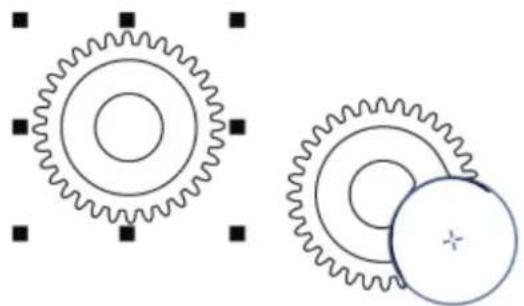 COREL Designer X7 - Shaping objects by attracting or pushing away nodes - 2