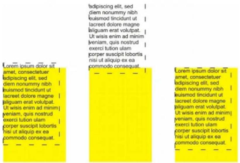 COREL Designer X7 - Aligning text - 1