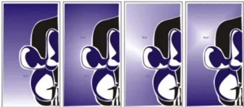 COREL Designer X7 - Applying fountain fills - 1