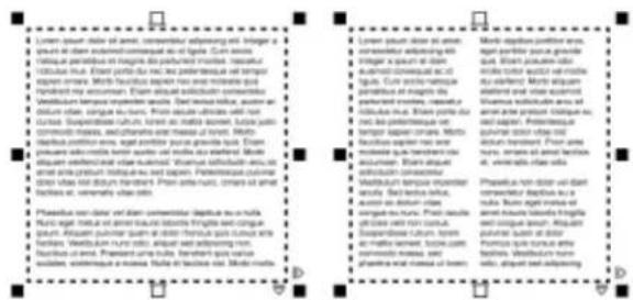 COREL Designer X7 - Adding columns to text frames - 1
