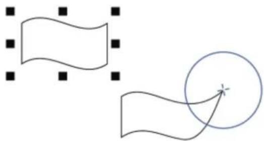COREL Designer X7 - Shaping objects by attracting or pushing away nodes - 1