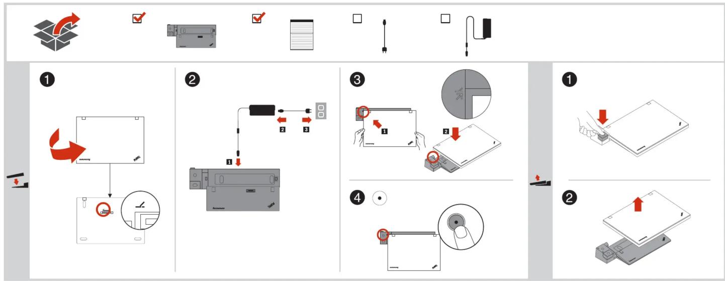LENOVO 04W3949 - ThinkPad® ThinkPad Basic Dock - 1