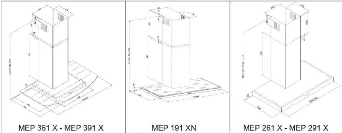 Meireles MEP 291 R - TECHNICAL DRAWINGS - 1