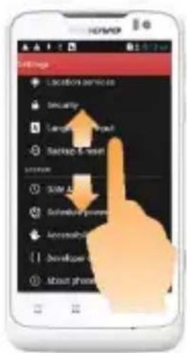 LENOVO P700I - Использование функции multi-touch - 2