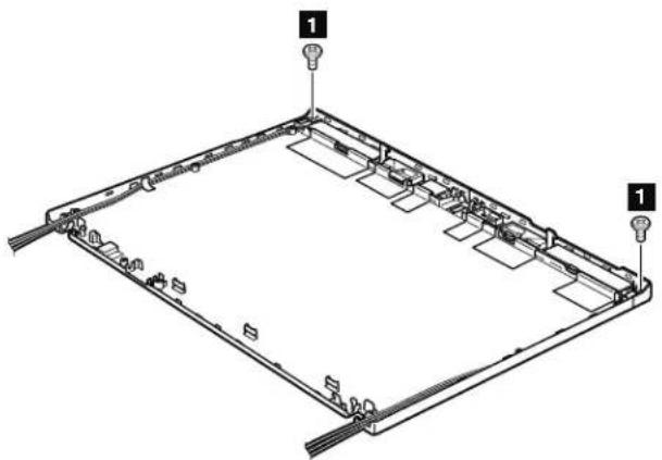 LENOVO ThinkPad X201s - 2070LCDrearcoverandwirelessantennacables - 1