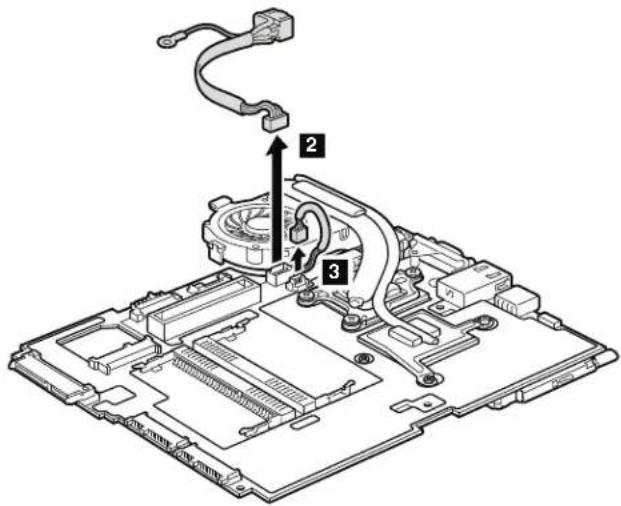Technical diagram of a computer motherboard with labeled components and wiring connections