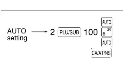 SHARP XE-A40S - ■ AUTO key programming — Automatic sequence key - 3