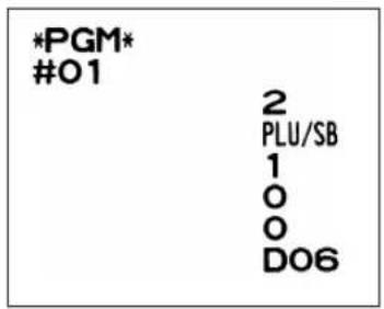 *PGM* #01 2 PLU/SB 1 O O D06